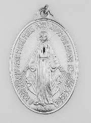 Wunderbare Medaille Silberfarben – 22mm