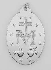 Wunderbare Medaille Silberfarben – 22mm