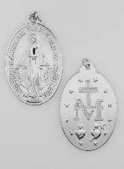 Silberfarbene Wunderbare Medaille – 33mm