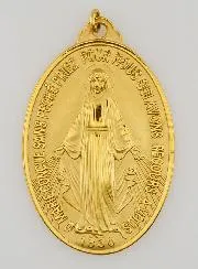 Goldfarbene Wunderbare Medaille – 22mm