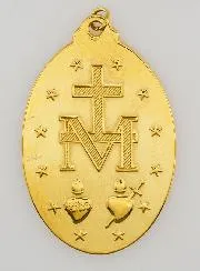 Goldfarbene Wunderbare Medaille – 22mm