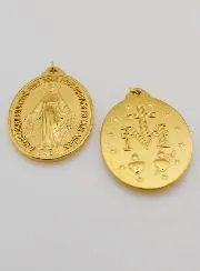 Goldfarbene Wunderbare Medaille – 22mm