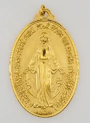 Goldfarbene Wunderbare Medaille – 28mm