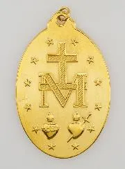 Goldfarbene Wunderbare Medaille – 28mm