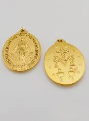 Goldfarbene Wunderbare Medaille – 33mm