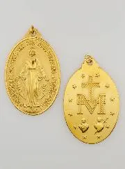 Wunderbare Medaille aus Goldfarbenem Edelstahl – 40 mm