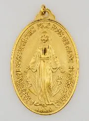 Wunderbare Medaille aus Goldfarbenem Edelstahl – 40 mm