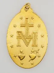 Wunderbare Medaille aus Goldfarbenem Edelstahl – 40 mm