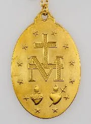 Wunderbare Medaille  und Goldfarbene Kette – 40mm