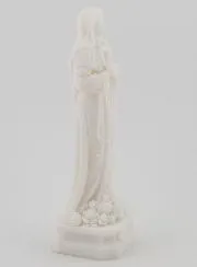 Figur der Heiligen Rita aus Alabaster – 12 cm
