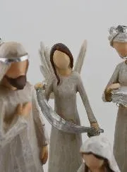 Komplette Weihnachtskrippe mit 11 Figuren