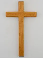 Kruzifix aus Naturbelassener Eiche – 18cm