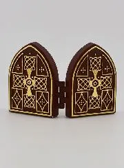 Kleine Diptychon Ikone – Die Heiligen Herzen Jesu und Mariens