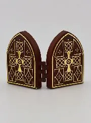 Mini Diptychon Ikone – Christus Pantokrator und Heilige Familie