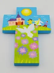Firmungsgeschenk – Kinderkreuz Priester und Heiliger Geist