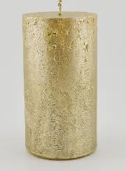 Moderne Weihnachtskerze – Champagner