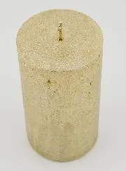 Moderne Weihnachtskerze – Champagner
