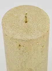 Moderne Weihnachtskerze – Champagner