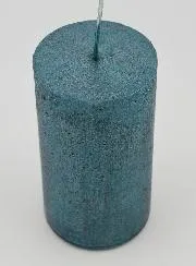 Moderne Weihnachtskerze – Blaugrün