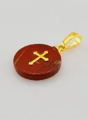 Anhänger mit Kreuz – Rot