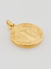 Vergoldete Benedikt-Medaille – 18mm