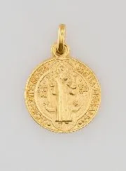 Vergoldete Benedikt-Medaille – 15mm