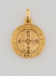 Vergoldete Benedikt-Medaille – 15mm