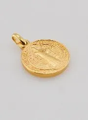 Vergoldete Benedikt-Medaille – 15mm