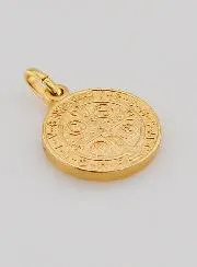 Vergoldete Benedikt-Medaille – 15mm