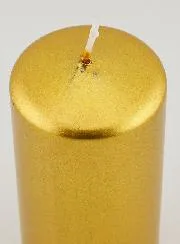 Metallic Weihnachtskerze – Gold