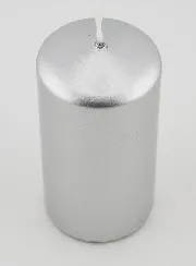 Weihnachtskerze Metallic – Silber