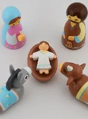 Weihnachtskrippe für Kind – Rosa Maria