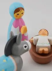 Weihnachtskrippe für Kind – Rosa Maria