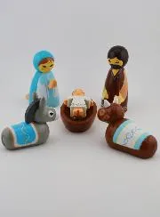 Weihnachtskrippe für Kinder – Blaue Maria