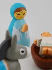 Weihnachtskrippe für Kinder – Blaue Maria