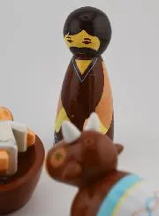 Weihnachtskrippe für Kinder – Blaue Maria