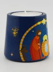 Kerzenhalter Weihnachtskrippe 5cm