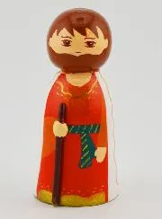 Holzfigur – Abraham