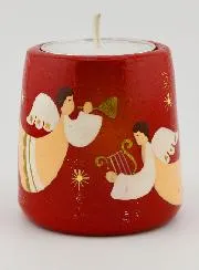 Weihnachtskerzenhalter Musizierende Engel – 5 cm