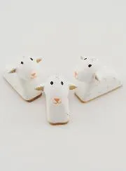 Weihnachtskrippe – 3 Schafe 4cm