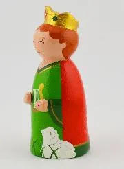 Holzfigur – König David