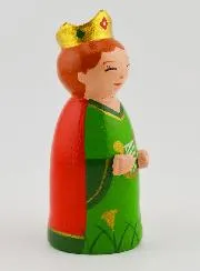 Holzfigur – König David