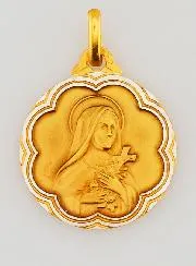Anhänger Heilige Theresa und Heiliger Christophorus