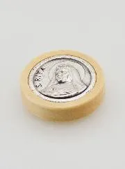 Auto-Magnetplakette der Heiligen Rita – 22 mm