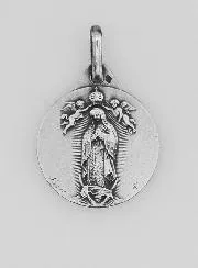 Silberne Medaille Madonna von Guadalupe
