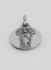 Silberne Medaille Madonna von Guadalupe