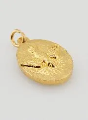 Medaille mit Gedrehtem Rand 25 mm – Heiliger Georg