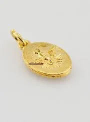 Medaille mit Gedrehtem Rand 15mm – Maria Knotenlöserin