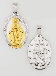 Zweifarbige Wundertätige Medaille – 27mm
