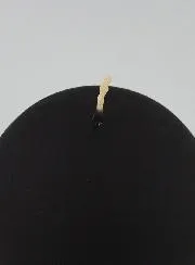 Dekokerze Kugel 8cm – Matt Schwarz